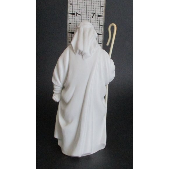 Avon Nativity Collectibles The Shepherd Figurine  - Vintage 1983 White Porcelain - Picture 7 of 10